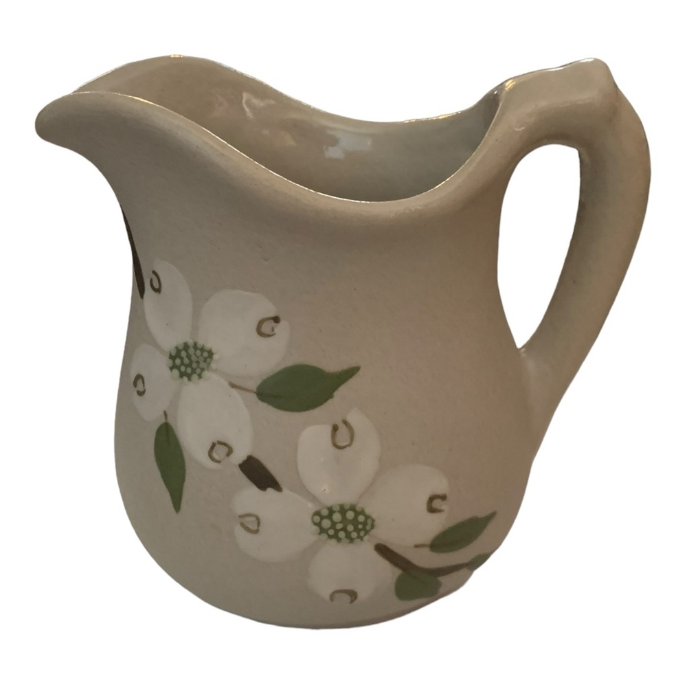 Abito Tennessee Pottery Dogwood Design Milk Jug/ Creamer Vintage